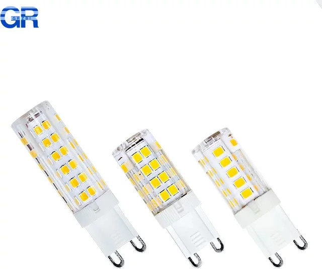 GRZBI G9 LED-Lampe Keramik Ersatz für Halogenlampen, Weiß, AC 220V - Bild 1