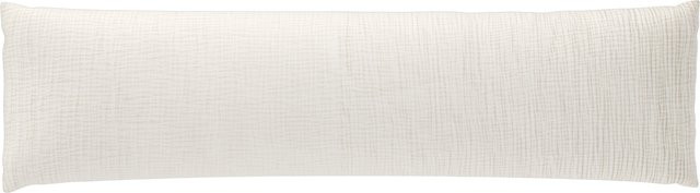LIVARNO Musselin-Seitenschläferkissenbezug aus Baumwolle, Weiß, B/H: 40 x 145 cm - Bild 1