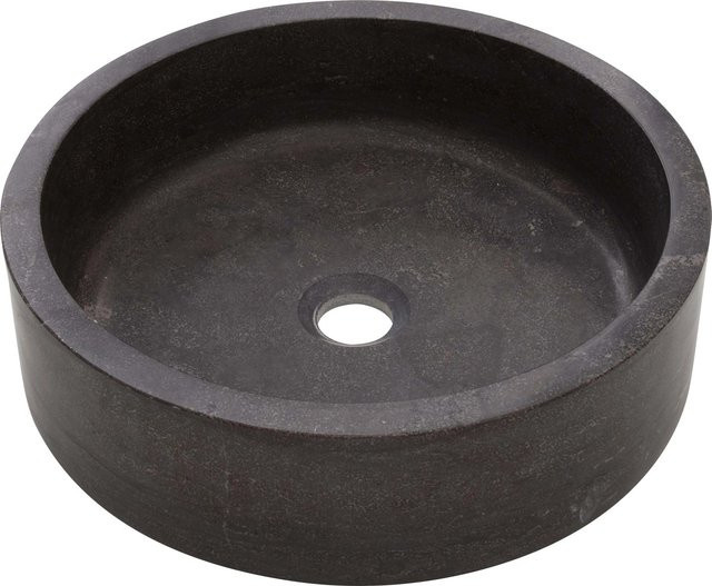 baliv Aufsatzwaschbecken WBA-7070 in Schwarz, Durchmesser: 40 cm - Bild 1