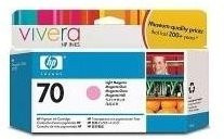 HP Original DesignJet Tintenpatrone 70 in Hellmagenta für DesignJet Z2100, Z3100, Z3100ps, Z3200, Z3200ps, Z5200, 130 ml - Bild 1