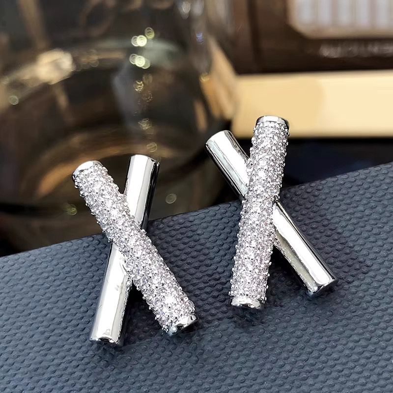 Huitan Ohrstecker, Silber, Zirkonia, Damen - Bild 3