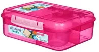 sistema Bento Lunchbox mit Trennfächern, Pink/Multicolour, mikrowellen- und spülmaschinenfest - Bild 1