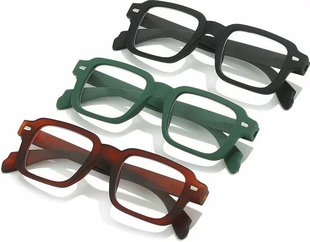 MDOD Lesebrille, Unisex, Vollrand, Square, Kunststoff - Bild 1