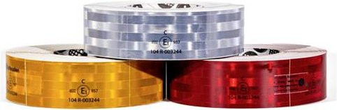 IWH Konturmarkierung ECE-104 Reflektorband Weiß, Rolle, Breite: 50 mm, Länge: 50 m - Bild 1