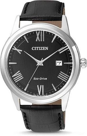 Citizen Armbanduhr, Quarz, Leder, Schwarz, 40 mm, Herren - Bild 1