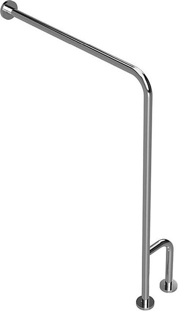 Brillantbad BELP Stützgriff Rechts Edelstahl poliert in Silber, B/T/H: 23,0 x 84,0 x 84,0 cm, 120 kg Traglast für Bad & WC - Bild 1