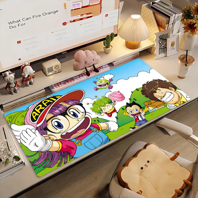Manga Cartoon Dr S-Slump Mauspad rutschfeste Gamer-Computermatte in Multicolour - Bild 1