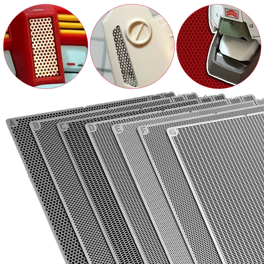 SANMERSEN Kühlergitter/Grill, fotogeätzt, zum Modellieren von photogeätzten Kühlergrillen und Kühlergitter für Modellautos - Bild 4