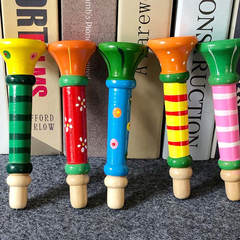 Fashnics Holzflöte Trompete Set Musikinstrument Mehrfarbig 6-12 Jahre - Bild 1
