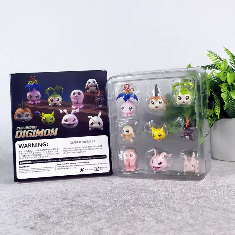 Bandai Digimon Abenteuer Anime Figuren Set aus PVC, Multicolor, Höhe: 2 bis 5,5 cm - Bild 3