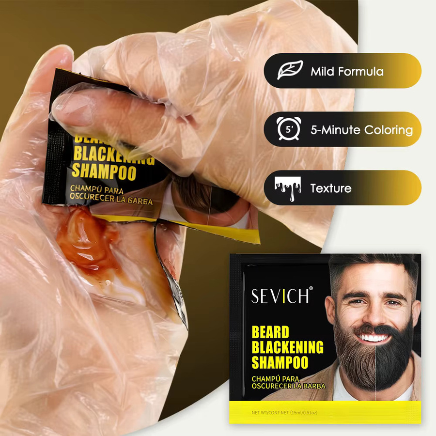 Ms.Dear Bart Shampoo Creme, Schwarz, Herren - Bild 3