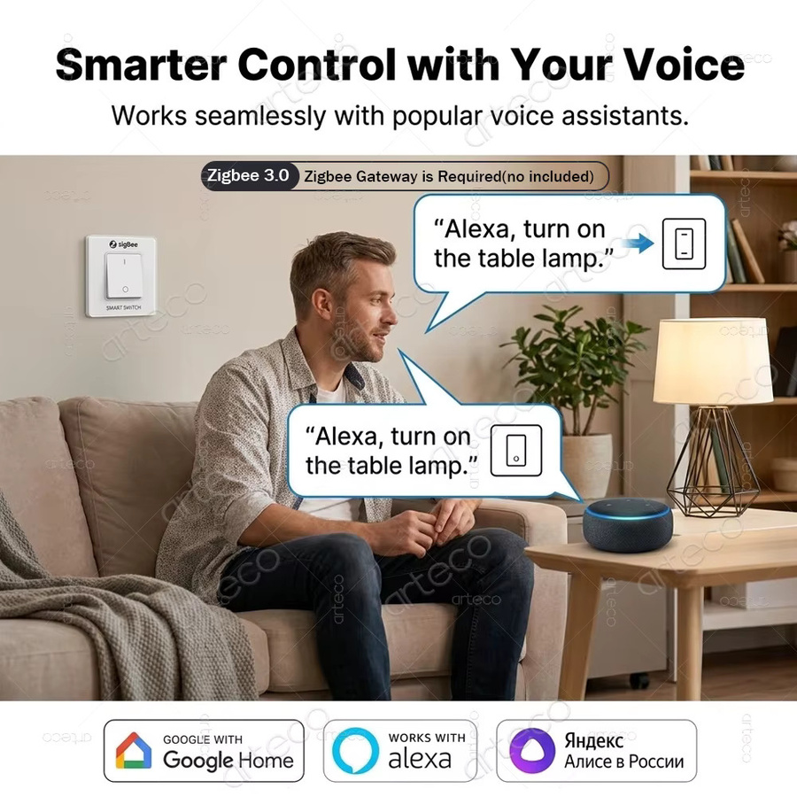 Zigbee 3.0 Smart Switch Modul für dein Smart Home, 1-3 Gang Automatisierungsrelais in Weiß, kompatibel mit Tuya und Smart Life sowie Zigbee2mqtt - Bild 3