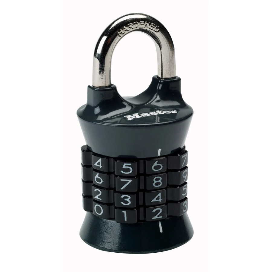 Master Lock Zahlenschloss Kombination aus Stahl in Schwarz und Multicolour - Bild 2