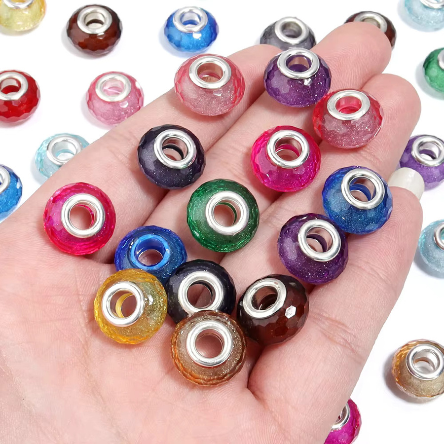 louleur Harzperlen, bunt, 14 x 9 mm, Unisex - Bild 5