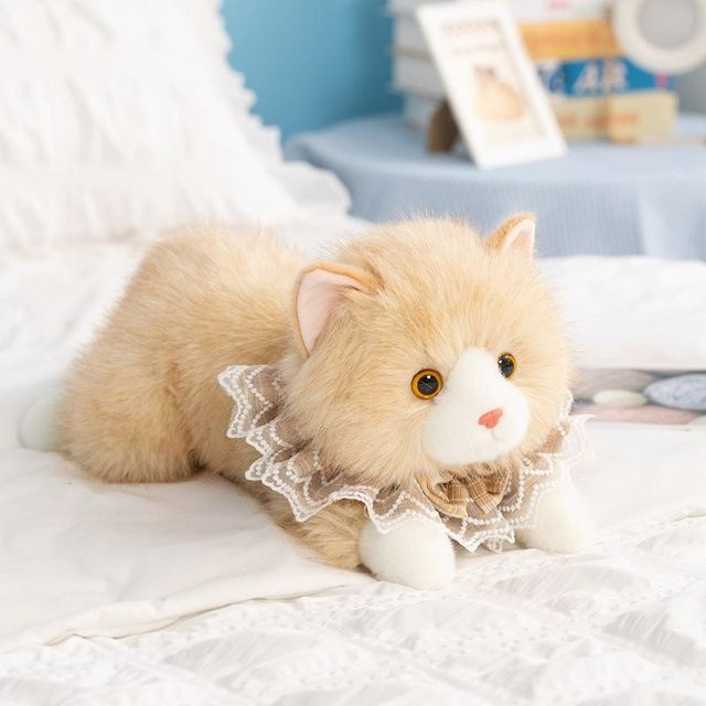 Kawaii Glückskatze Plüschtier, Liegend, 65cm, ab 14 Jahre - Bild 1