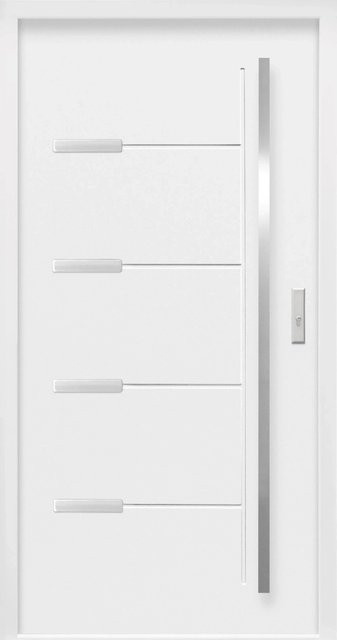 Sicherheits-Haustür Splendoor ThermoSpace Oslo Prime RC2 in Weiß, B/H: 110 x 210 cm, Anschlag Rechts - Bild 1