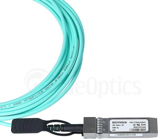 BlueOptics InfiniBand-Kabel SFP28 Aqua-Farbe Länge: 20 m - Bild 1