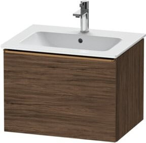 Duravit Waschtischunterschrank D-Neo wandhängend, Farbe Braun/Weiß, B/T/H: 61 x 46,2 x 44 cm - Bild 1