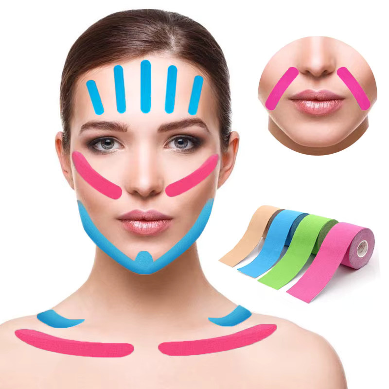 HDSAL Kinesiologie-Tape für Gesicht und Augen, 5m x 5cm - Bild 2