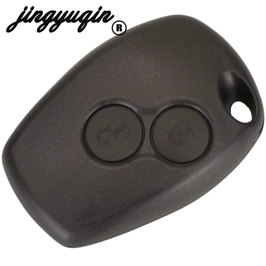 Jingyuqin 5er Set Auto Schlüssel Shell Abdeckung für Renault Dacia Modus Clio 3 Twingo Kangoo 2 in Schwarz - Bild 3