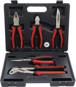 BGS Do it yourself Zangen-Satz 5-teilig in Rot - Bild 1