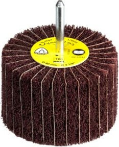 Klingspor NCS 600 Vliesmopstifte Kombination, Korn 240 Very Fine, rotbraun, B/T/H: 60 x 30 x 6 mm, 10 Stück - Bild 1