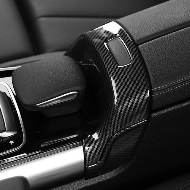 FTMTACC Carbon Faser Armlehnen Abdeckung und Zierleisten Set für Mercedes Benz B GLB Klasse W247 X247 in Schwarz - Bild 1