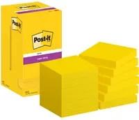 Post-it Super Sticky Notes Haftnotizen Gelb B: 7,6 cm, H: 7,6 cm - Bild 1
