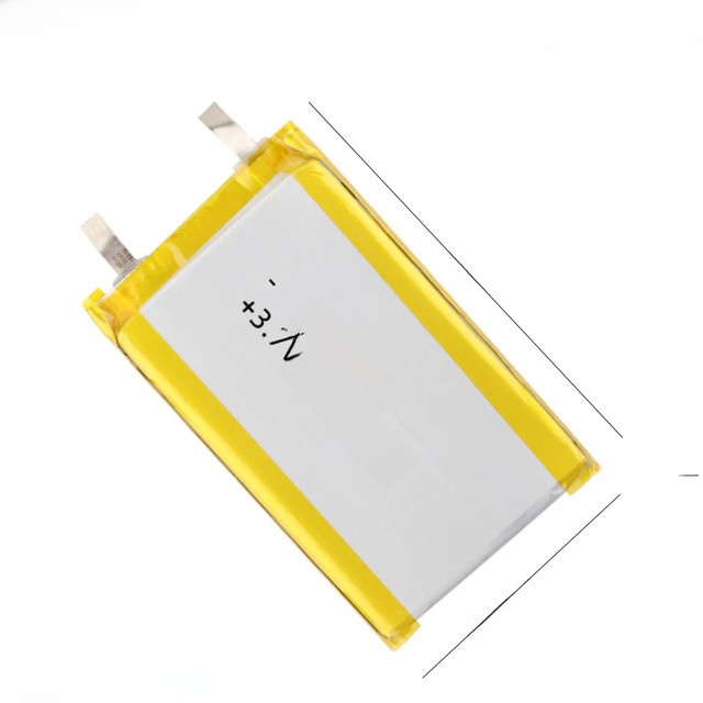 Lanzhd Li-Po Lithium-Polymer Akku 3,7 V 1200 mAh Gelb für LED-Leuchten und Tachographen-Rekorder - Bild 1