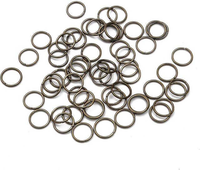 Beadia Accessories Biegeringe, silber, 0.9*10mm - Bild 1