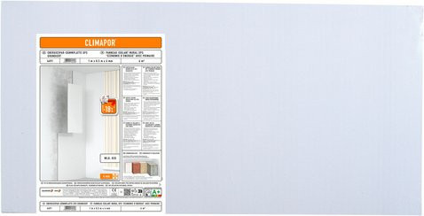 Climapor Dämmplatte aus Polystyrol XPS in Weiss, B/H: 100 x 50 cm, Stärke: 4 mm - Bild 1