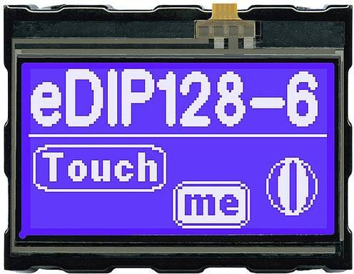 DISPLAY VISIONS LCD-Display in Blau und Weiß, B/H/T: 71,4 x 54,6 x 13,6 mm - Bild 1