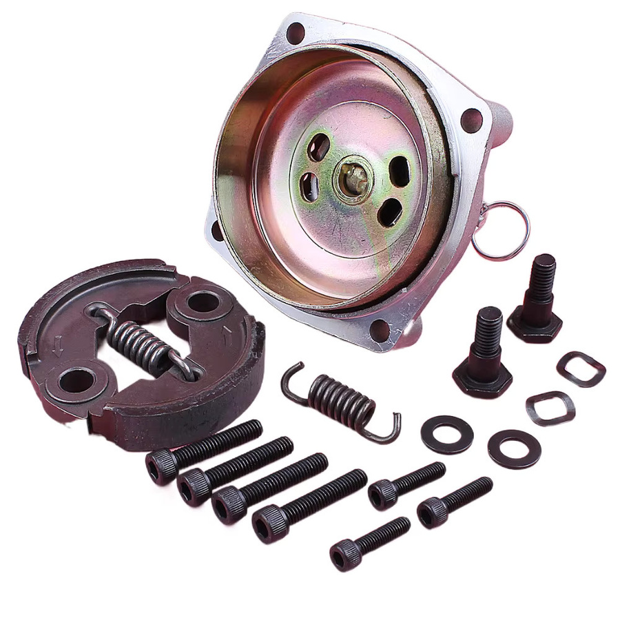 Ersatzteil-Set für Honda GX50 4-Takt Rasenmäher Motor mit Kupplung, Trommel-Abdeckung, Bolzen und Unterlegscheiben in Silber - Bild 2