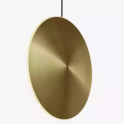 Graypants Chrona Dish LED Pendelleuchte in Grau und Gold/Messing - Bild 1