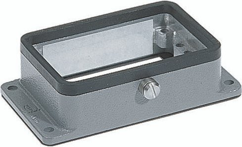 HARTING Anbaugehäuse 09 20 032 0381 09200320381 aus Aluminium in Grau - Bild 1