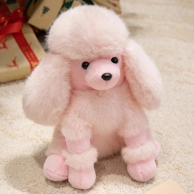 Kidsly Pudelhund Plüschtier, rosa, 25cm - Bild 1