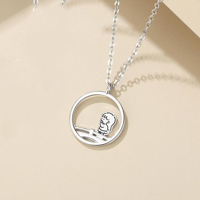 Lucky Star Jewelry Halskette, 925 Silber, Unisex - Bild 1