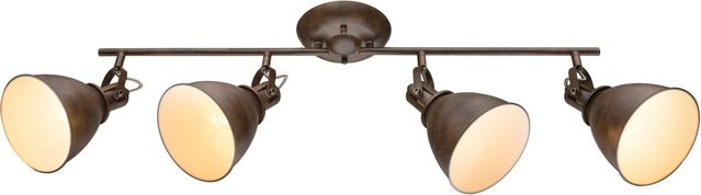 Globo Lighting Strahler GIORGIO in Rostfarben und Braun mit E14 Fassung - Bild 1