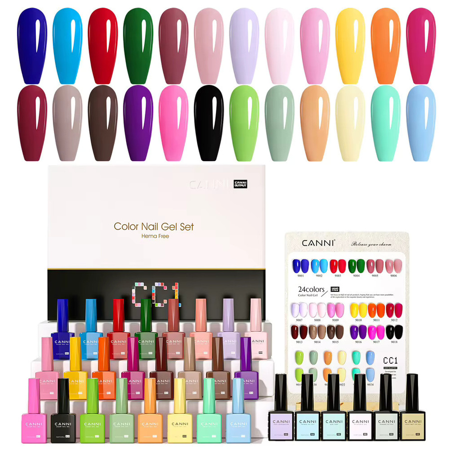 CANNI Gel-Nagellack-Set, 30-teilig, 9 ml, TPO-frei - Bild 2