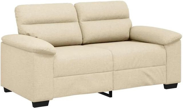 vidaXL 2-Sitzer-Sofa in Beige mit Stoffbezug und modernem Design - Bild 1