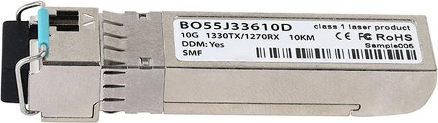 BlueOptics SFP-10G-BX-D-VA-BO Netzwerk-Transceiver-Modul Faseroptik 10000 Mbit/s SFP+ in Blau und Silber - Bild 1