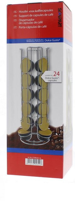 Scanpart Kapselhalter für Dolce Gusto in Silber, 24 Stück - Bild 1