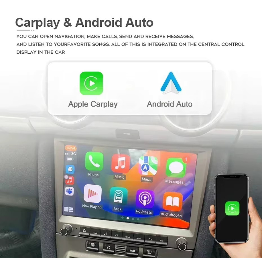 Android 13 Autoradio mit 8 Zoll Display für Hyundai ix45 Santa Fe 2013-2015, 4GB RAM, 256GB Speicher, Navigation, WLAN, Bluetooth, GPS und Radio in Schwarz - Bild 4