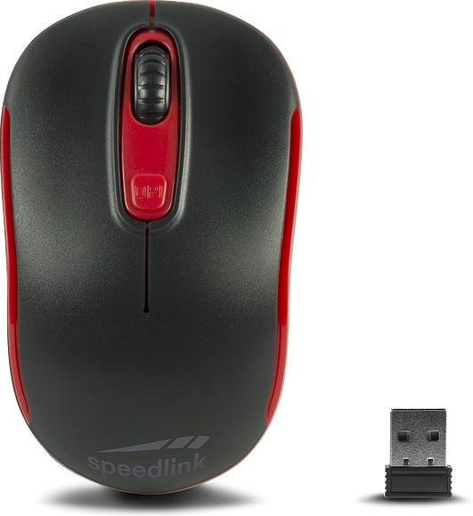 Ceptica Bluetooth Maus kabellos in Schwarz-Rot - Bild 1