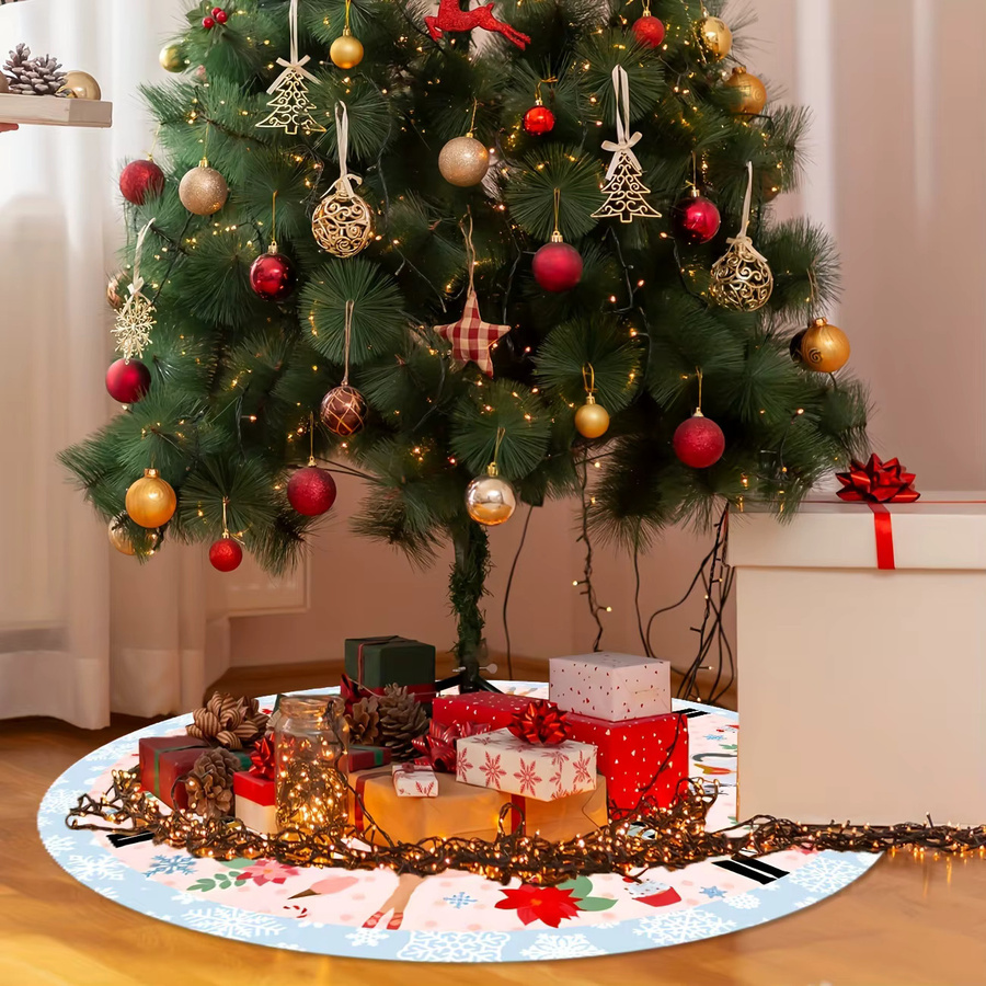 VIKAMA Weihnachtsbaumrock mit Nussknacker-Motiv in Multicolour aus Textil - Bild 3