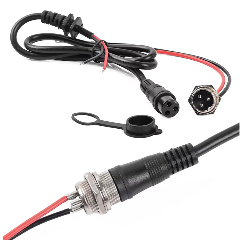 DIVEDEER GX16 3-poliger Luftfahrt-Ladeanschluss für Lithium-Batterien und Elektroroller, wasserdicht und staubdicht, 220 V - Bild 5