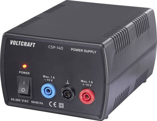 VOLTCRAFT CSP-140 Labornetzgerät Gleichspannung symmetrisch 15 V/DC max. 1A max. 30W mit 1 Ausgang - Bild 1