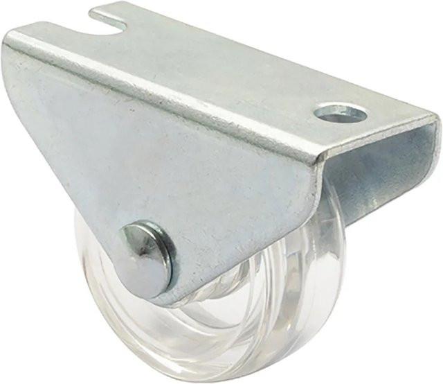 Wagner Bockrolle Transparent aus Kunststoff und verzinktem Stahl mit Ø 30 mm - Bild 1