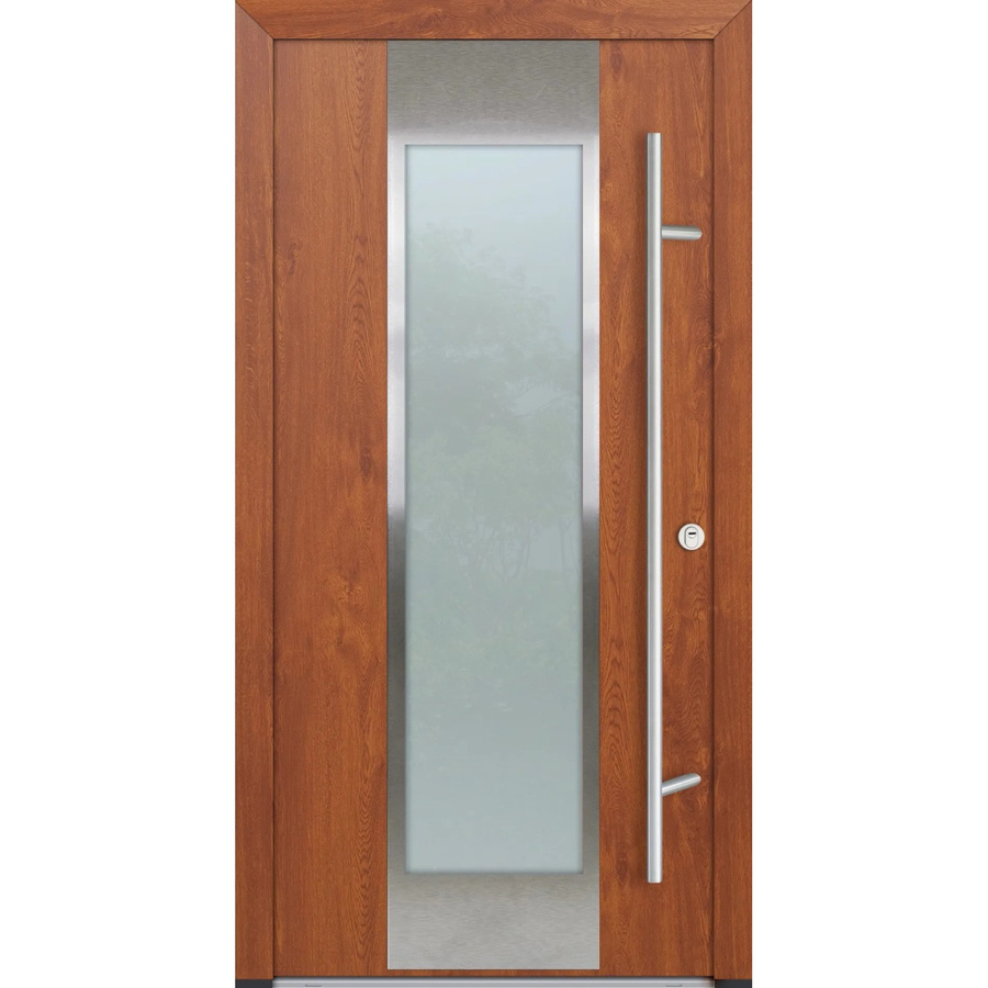 FM Türen Innenbeschläge Set Modell 08 AS68 in Goldene Eiche, Rechts, B: 100 cm, H: 210 cm - Bild 2