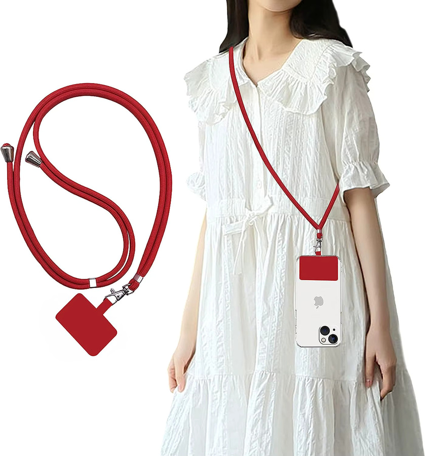 Ricestate Universal Einstellbares Telefon Lanyard Strap in Schwarz als Anti-Verlust Handy Hängeband für dein Smartphone - Bild 2